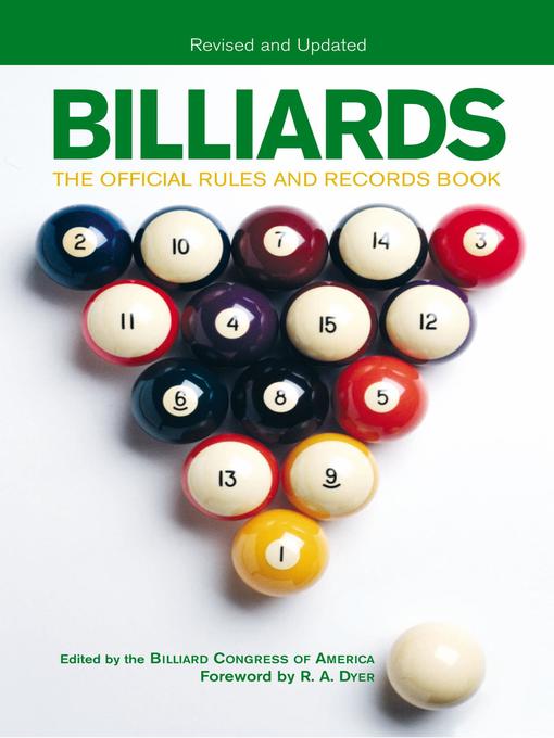 Title details for Billiards, Revised and Updated by R. A. Dyer - Wait list